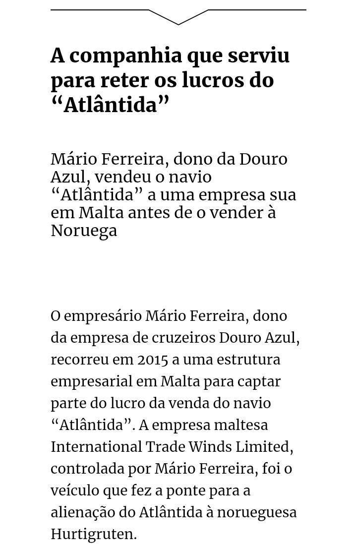 mpradoexpresso's tweet photo. E este foi um dos textos que o @expresso publicou em maio de 2017 em #MaltaFiles, após investigação com @EICnetwork, sobre o negócio do navio Atlântida, hoje na mira do Fisco 💸 Podem (re)ler aqui: https://t.co/KBf4HWesGq https://t.co/NXpma2ABog