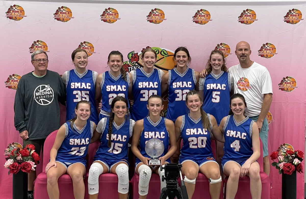 kelley_rees's tweet photo. 273 teams in the 2025 bracket and these girls came out on TOP!!! 2022 #TFNsRun4Roses Platinum bracket CHAMP!!! Congrats @Hailey_Rees and #SMACFuture https://t.co/jBkTzPYIE2