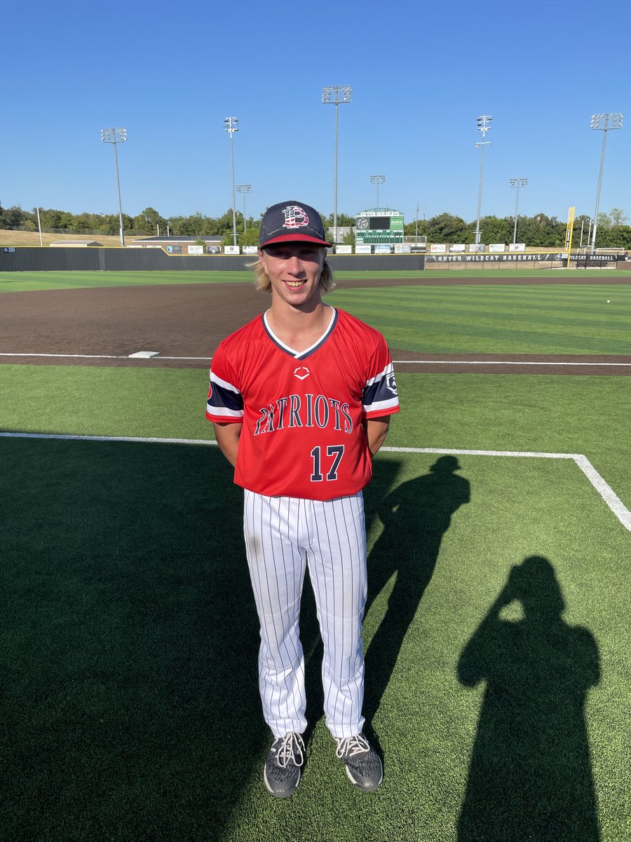 #DFWClassicSS F: <a href="/DallasPatriots/">Dallas Patriots</a> 18U 3, Tx Freedom 18U 2
PoG: <a href="/SamWSports/">Samuel Wilson</a> 6 IP, 3H, 2 ER, 7K
Hitter: <a href="/A_whitehead24/">Aubrey Whitehead</a> 1-3, RBI