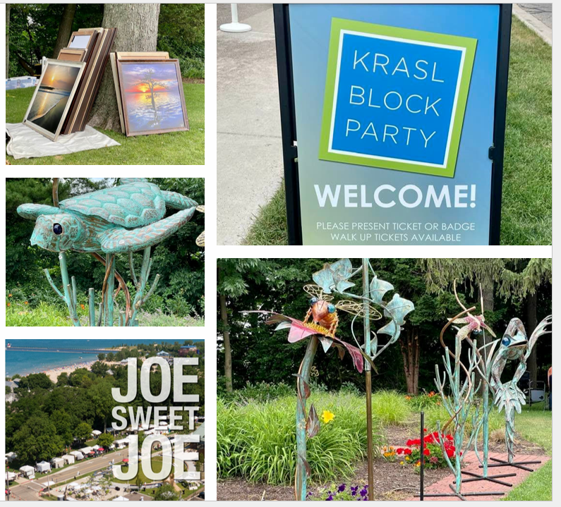 CressyEverett's tweet photo. Cressy &amp; Everett Agents Mike DiStefano &amp; Jude Murry provide this sneak peek at St. Joseph's @KraslArtFair, that features 175 artists showcasing and selling one-of-a-kind creations. The Fair takes place this weekend at Lake Bluff Park. For more info, visit https://t.co/cbdmFZjEuZ. https://t.co/q15qSHRWcr