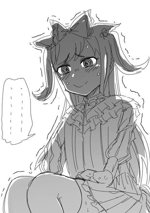 デジたんにかわいい服を着せて戸惑わせたい#ウマ娘 #アグネスデジタル 