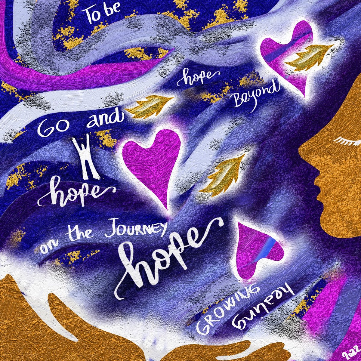 jbsartdesign's tweet photo. My new Hope and Growth #ipadpainting #art #visualthinking helps my #workingcarer #NHSthinkcarer journey #addisonian #spoonielife with #addisonsdisease #primaryadrenalininsufficiency #hashimotodisease #asthma #osteoarthritis with passion for #networking #co-production https://t.co/FIBO1OQ5Pj