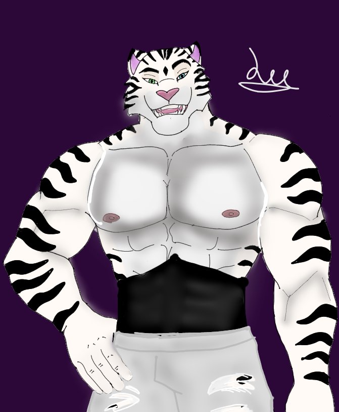 leo_sgaming's tweet photo. Ya hice a mi #furzona un #tigrealbino  #gay, ta bonito no? https://t.co/fc0iECe103