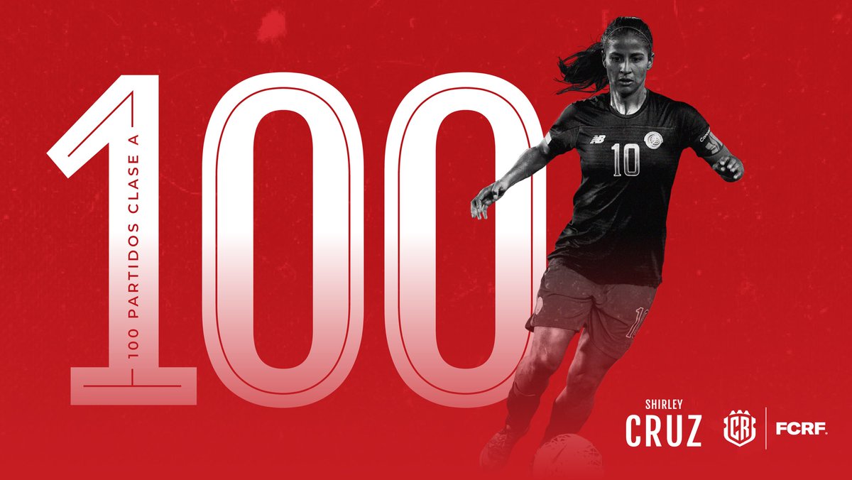 🤩 𝙃𝙄𝙎𝙏𝙊𝙍𝙄𝘾𝘼 🇨🇷

<a href="/ShirleyCruzCR/">Shirley Cruz</a> llega oficialmente a 1️⃣0️⃣0️⃣ partidos Internacionales Clase A con #LaSeleFemenina 

¡GRACIAS POR TANTO CAPI! 😍🫶

Dejá acá tu mensaje de apoyo 🙌