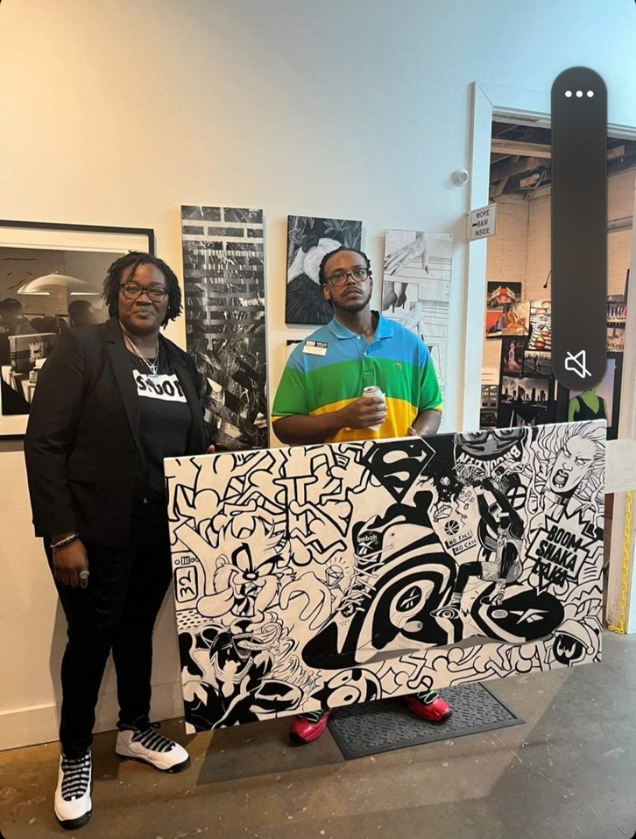 Bigbusinessart's tweet photo. Tb #art #artgallery #blackandwhite #shaq #sneakers #venom #felixthecat #storm #xmen #haring #reebok #htown #bbdt https://t.co/GfeMszJOis