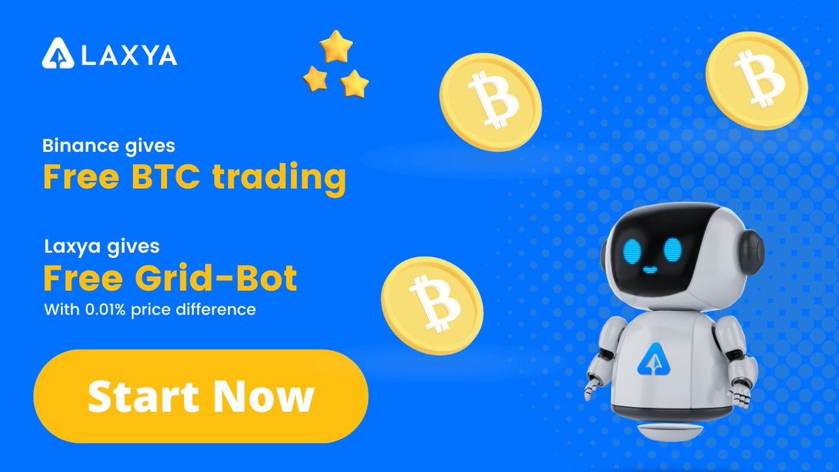Laxya_io's tweet photo. Start your free grid-bot at price difference 0.01% on #Laxya_io in #BTCUSDT pair with your #Binance account 

trade #bitcoin smartly..!! https://t.co/xRaQKZwQij
