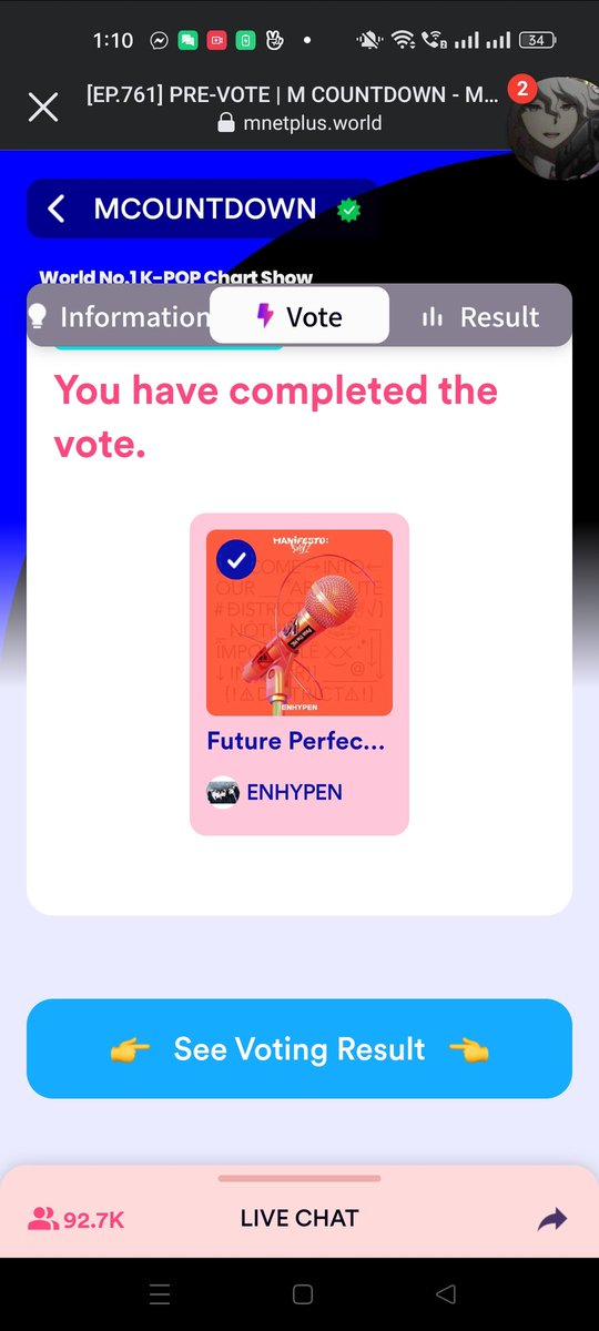 yveckr's tweet photo. VOTE FUTURE PERFECT ENGENES PLEASE SIGN UP AND VOTE IF YOU DONT HAVE AN ACCOUNT YET WE NEED TO WIN THIS FOR ENHYPEN‼️‼️

sign up and vote here 🗳: https://t.co/E5IHKuD6kq

Voting ends on July 11, 11:59 PM KST. https://t.co/U8fSMkUoGa