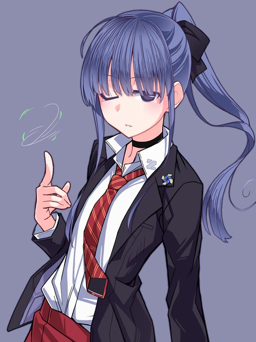 風見叙子(ポニーテール+ブレザー)
某氏依頼により。 