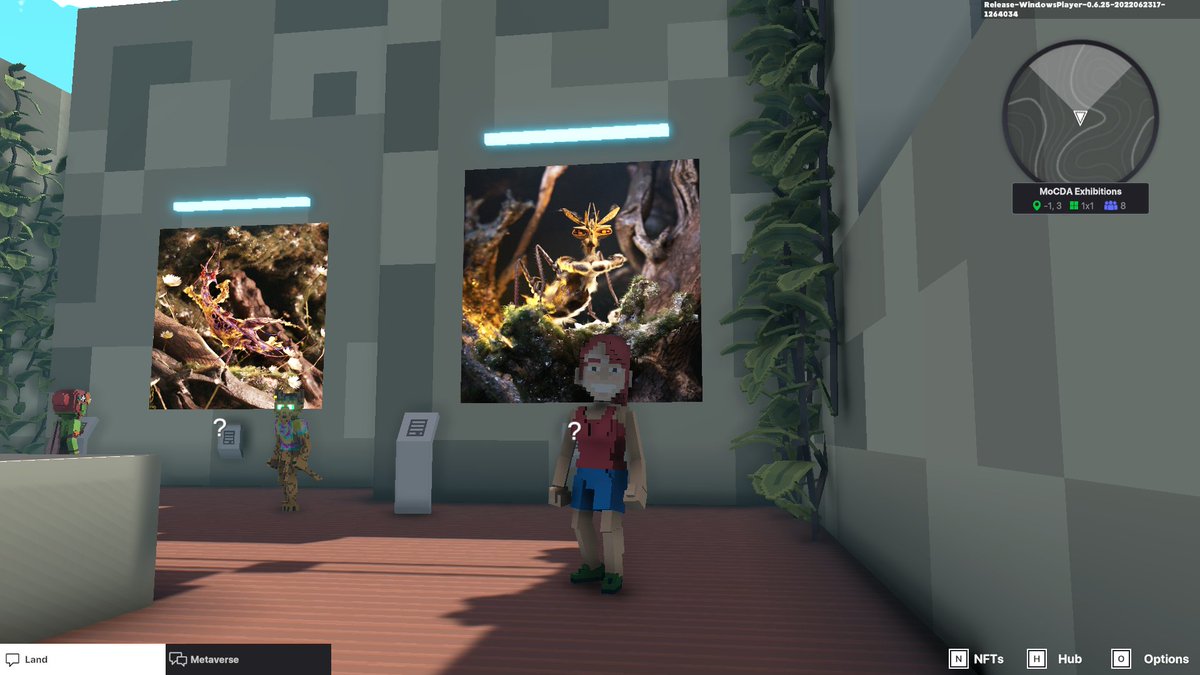 TonyaYarkova's tweet photo. @TheSandboxGame @MOCDA_ I just participated in the #TheSandbox weekly contest for a chance to win 200 mSAND! Here is my favorite piece from the ‘Impossible Worlds’ exhibition, check out my screenshot below!
👇 https://t.co/Tmvnr7KKfU