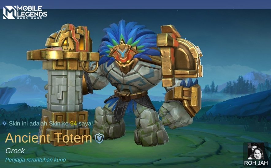 BayuYudith's tweet photo. Saya baru saja mendapatkan Skin baru Ancient Totem di Mobile Legends: Bang Bang! Ayo kita berhadapan melawan Player MOBA terbaik dunia bersama-sama! 
https://t.co/dHBFUyT972 https://t.co/4zizP8qUb1