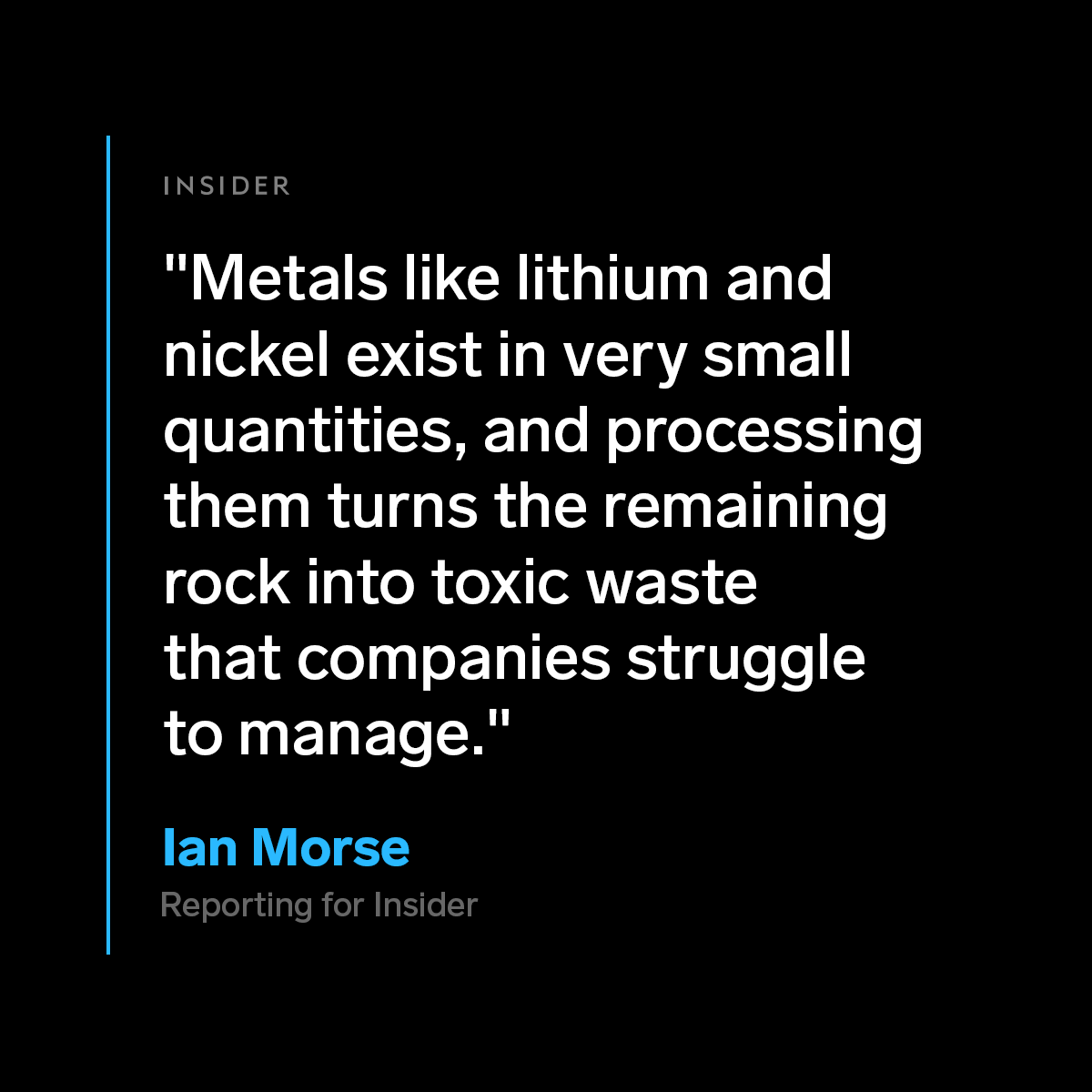 AmithHegde6's tweet photo. #ElectricVehicles make it easy to switch #energy, but they r just 1 piece of a much larger #ClimatePuzzle
#Mining the #RawMaterials to make #EVs is #CapitalIntensive, #risky & a major #source of #GreenhouseGasses
#CarbonPrice #ClimateCrisis
📸@SciInsider
https://t.co/tOpg8n3Zsb https://t.co/vu2m8cUGar