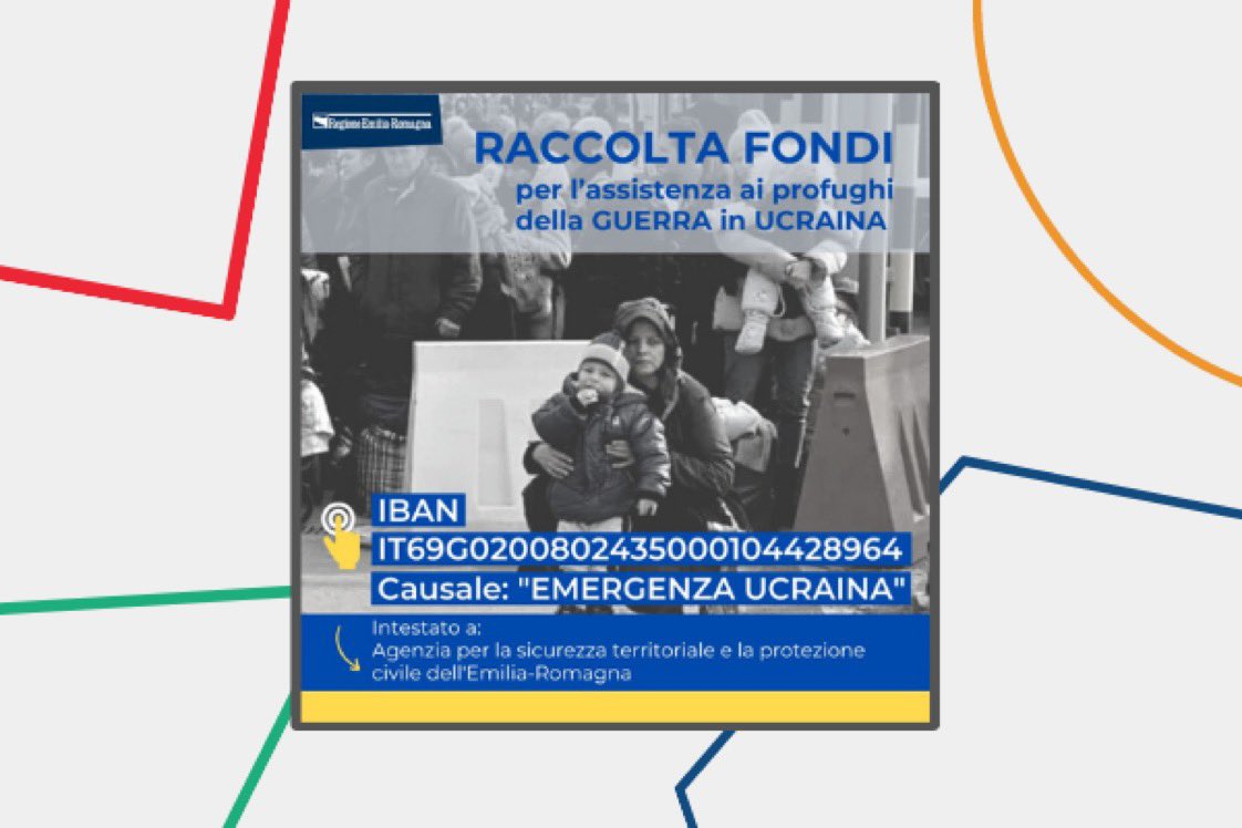 sbonaccini's tweet photo. #Ucraina da @RegioneER altri 500mila euro dalla raccolta fondi regionale a #Comuni e #Unioni per l'integrazione dei profughi nelle attività sociali, educative e sportive. Domande entro il 5 agosto.
Info: https://t.co/Civc5wCUpQ
#bandi #entilocali https://t.co/JWVC2dTJzV