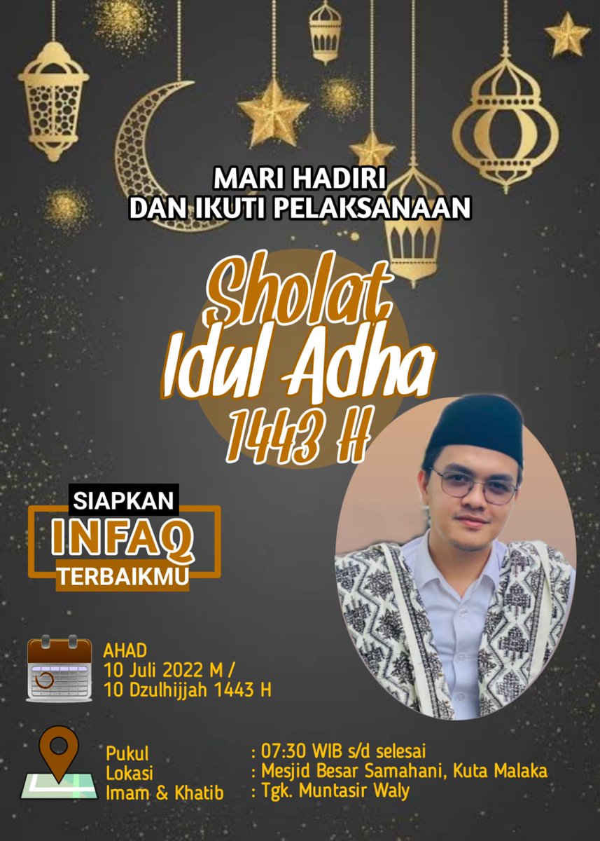 4B1TV's tweet photo. Masjid Babut Taqwa Gp.Rabo Kec.Pulo Aceh
Imam: Ust. Safrizal, S.Pd
Khatib : Ust. Muhammad Aqil
==========
Masjid Al-Ikhlas Lubuk Kem. Lubuk
Imam : Tgk. H. Rusydi Hamzah
Khatib : Tgk. Muhammad Dhuha Dayah Ulee Titi
https://t.co/iF7ZzlTAZn https://t.co/YLDMXL9OEE