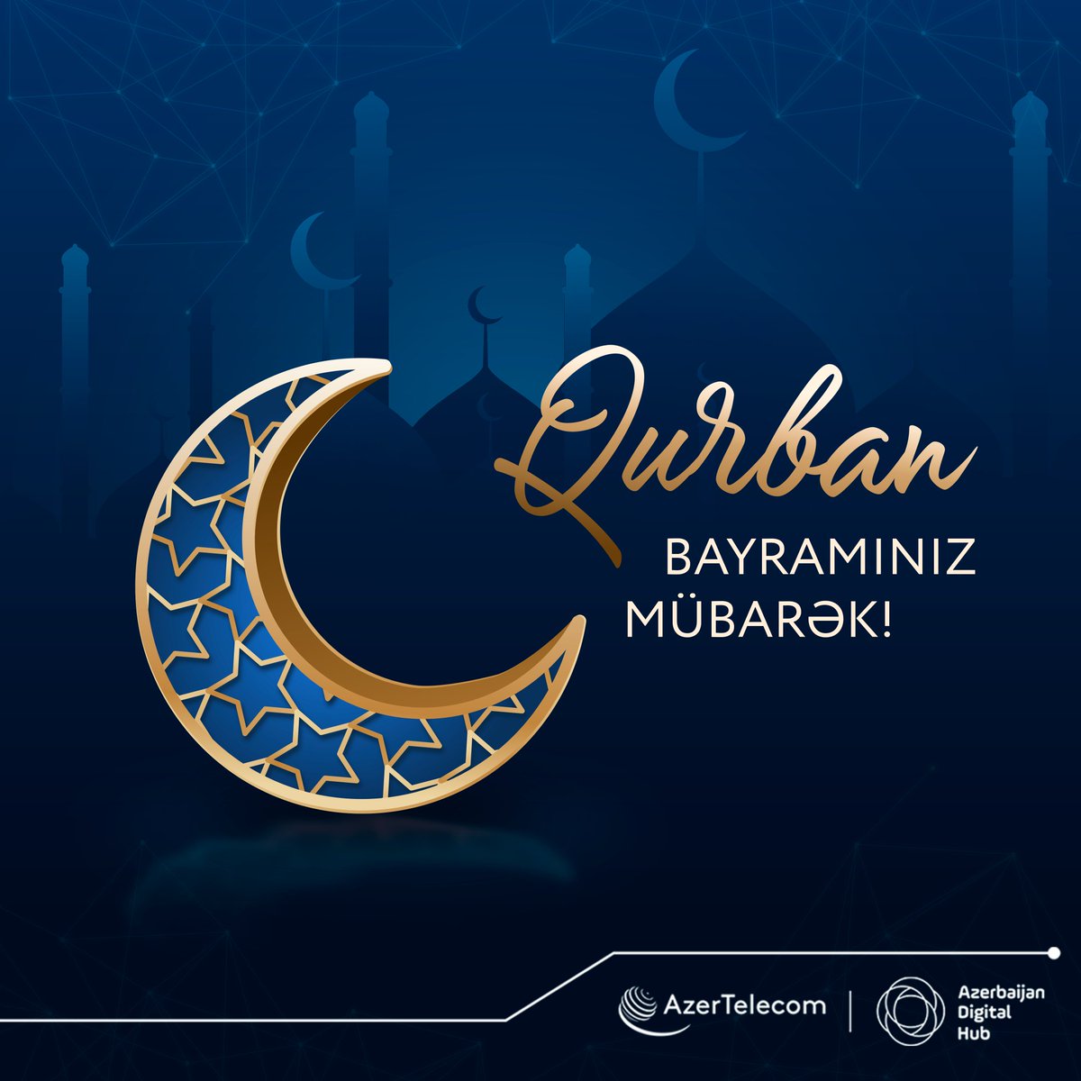 azdigitalhub's tweet photo. Qurban bayramı münasibətilə bütün Azərbaycan xalqına ən gözəl arzularımızı yetirir, sağlamlıq, xoşbəxtlik və ruzi-bərəkət arzulayırıq.

Qurban bayramınız mübarək olsun! https://t.co/uxR6JCkoX6