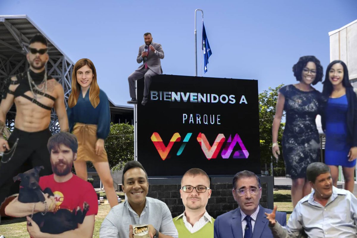 FansdelPresiCR's tweet photo. Manifestantes en las afueras de Parque Viva ... 🤡🤡🤡🤡🤡🤡 https://t.co/NiVJUm8fRn