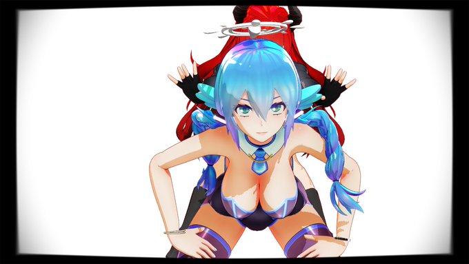 ラトニカさん良すぎじゃないっ・・・⁉️
色合い的にもヴィンディケアさんと対になって最高なんですが✨(リップとハイライトだけテクスチャいじってます) 