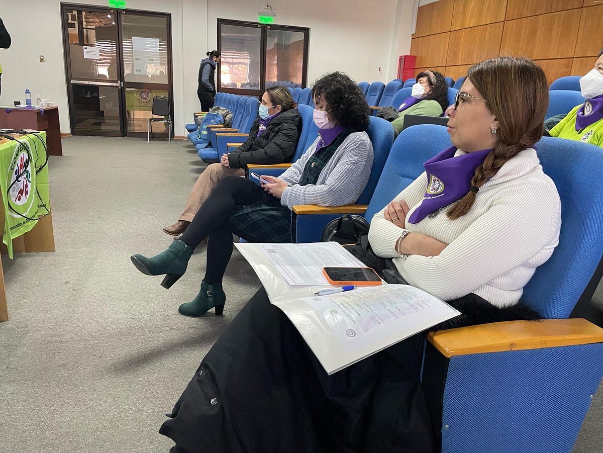 Hoy en el Jornada de la secretaria de la mujer y diversidad de la <a href="/confedeprus/">@confedeprus</a> !! En Ñuble!! 
Nos educamos y seguimos Avanzando!!  Para una mejor salud pública! 💪🏼💪🏼💪🏼🏳️‍🌈🏳️‍⚧️