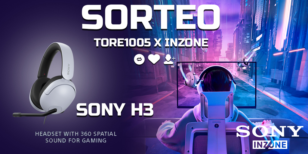 T0RE1005's tweet photo. Celebramos nuestro Sponsor con SONY INZONE con este sorteíto:
- RT +💙
-Menciona 2 amigos @
-Cumple todos los Requisitos del Gleam.
-Sígueme en mis redes están en el Gleam ( Debes seguir en todas las redes )
https://t.co/XBaJp19TPa
#Sony #INZONE #DetectReactVictory
@SonyEspana https://t.co/7YNKGAIxPf