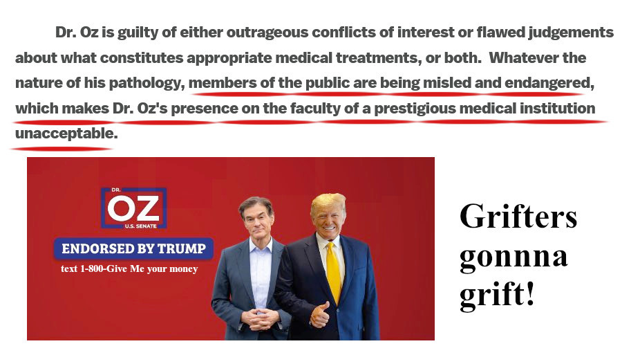 Other real Doctor's opinions and concerns about how Oz is grifting the public. vox.com/2015/4/16/8423…