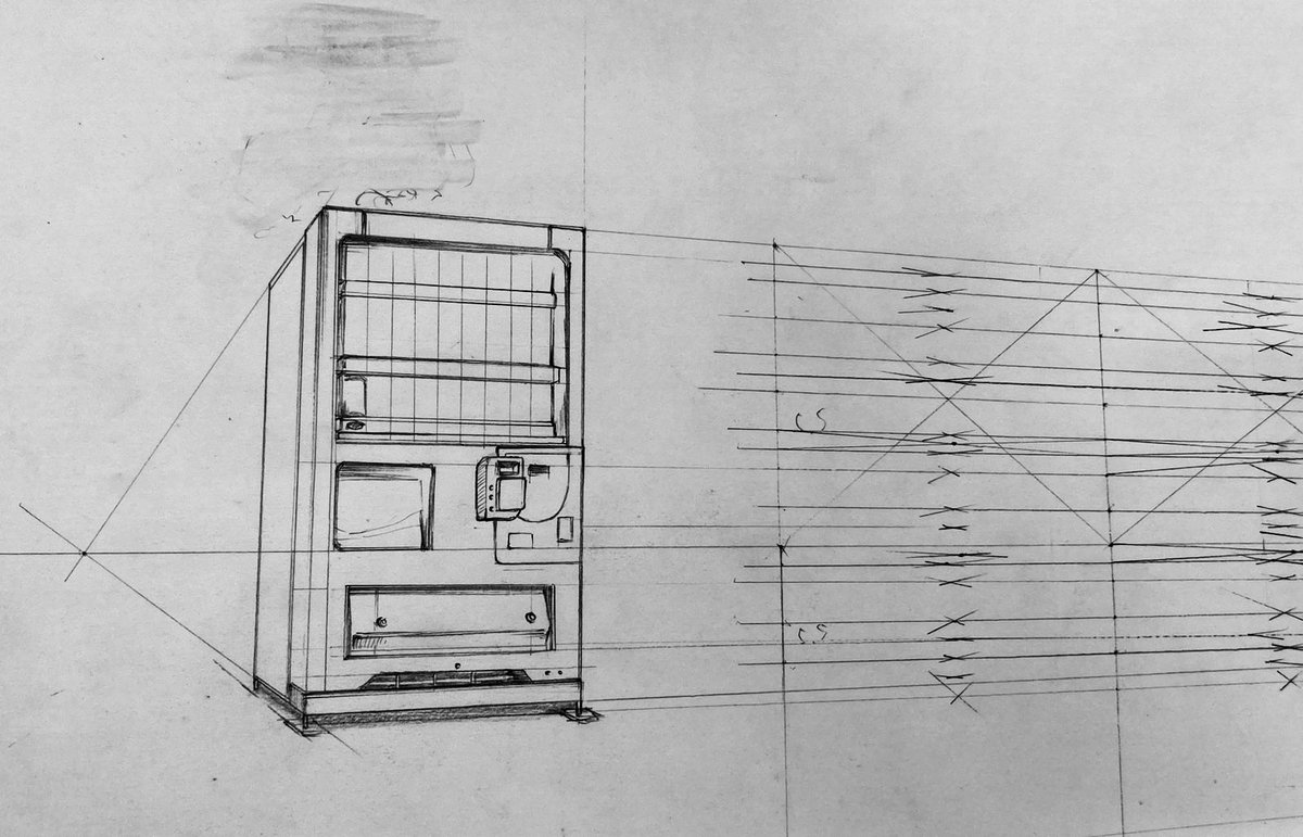 最近頑張って建物とか書いてみてる 