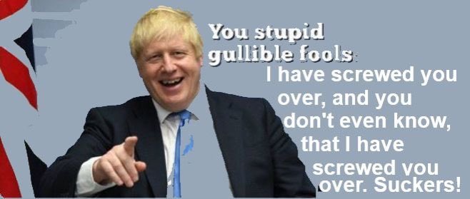 Justice_Seer's tweet image. The Conservative Party is laughing at you. Again"

But #ToryVoters LOVE being laughed at by the #ToryLiars!  

#NotVeryBright😳🤪