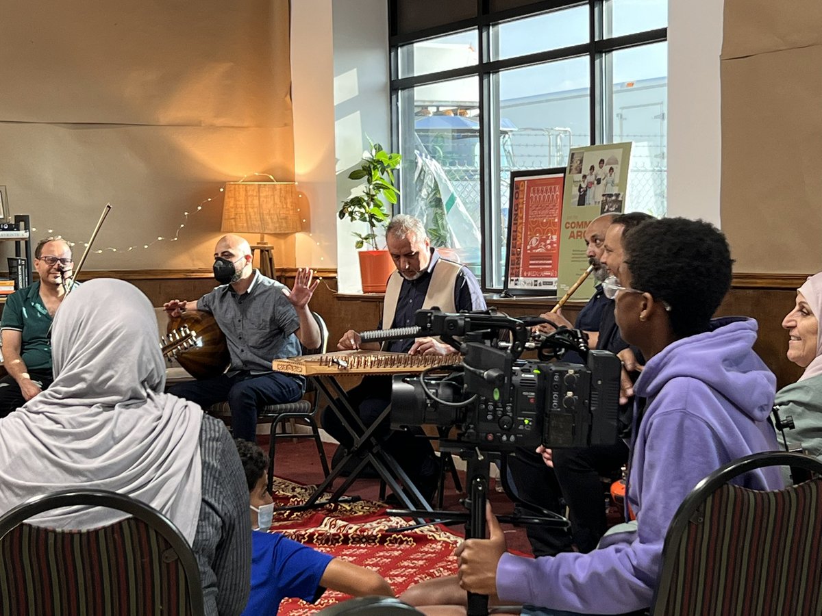 And the pop-up becomes a vibrant gathering place, a month-long convening where neighbors and family, elders and children, come to process shared anger, confusion, sadness and resilience. They come to witness and release. They come to affirm their place, their stories.