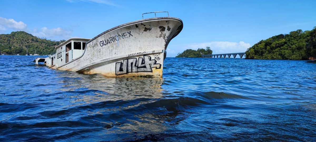 randres5158's tweet photo. Otra más de #Guarionex en la bahía de #Samana #wreck #DominicanRepublic https://t.co/85huKYw0hp