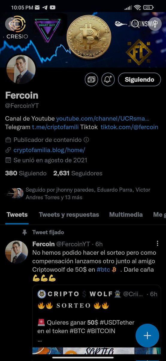 cryptolasser's tweet photo. @CriiptoWolf @FercoinYT @Luisext2 
@AlejandroDazAc6 
@blackshinnobi 

Hecho! https://t.co/1xGIQZQDpc