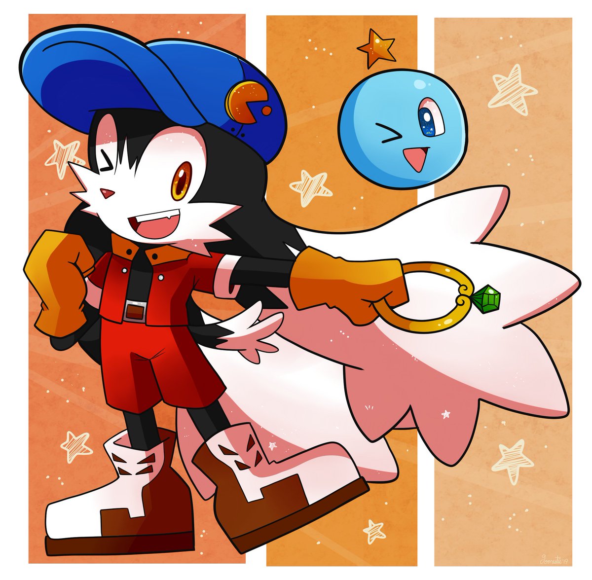 「Happy Klonoa Day wahoo! 😄✨️❤️

 #KLONOA」|💜Domestic💜のイラスト