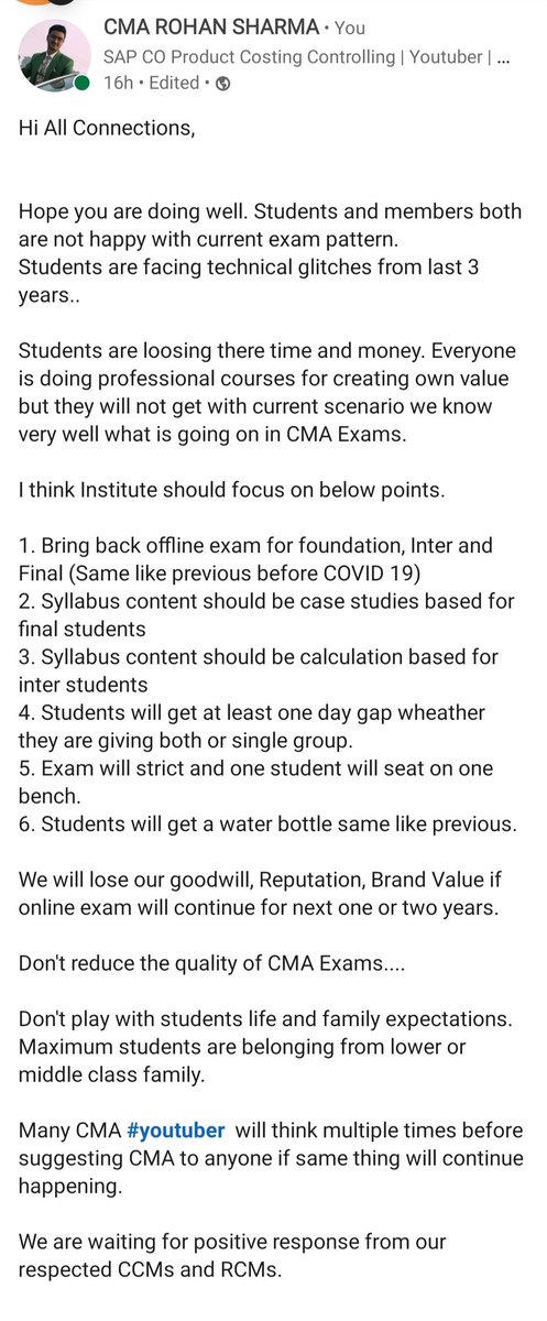 cma_rohan's tweet photo. Please read this...

@cmaclubindia @cmarkranjan @fcmapandey @cma_house @Akshaysen16 @UniverseCma @ICMAISU @ICAICMA https://t.co/6wXLrNHXne