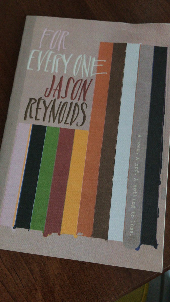 mm_cossa's tweet photo. Huge thank you to @JasonReynolds83 for your exquisite writing.  #foreveryone is a perfect gift to send my graduating Ss out into the world with! #passiton  #timetoreorder https://t.co/C0Ko2KjkZk
