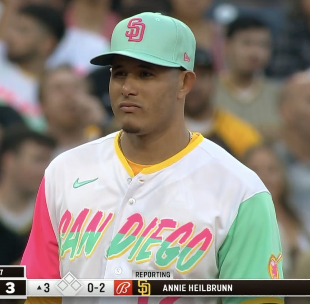 Talkin' Baseball on X: The Padres debuted their City Connect uniforms  tonight  / X