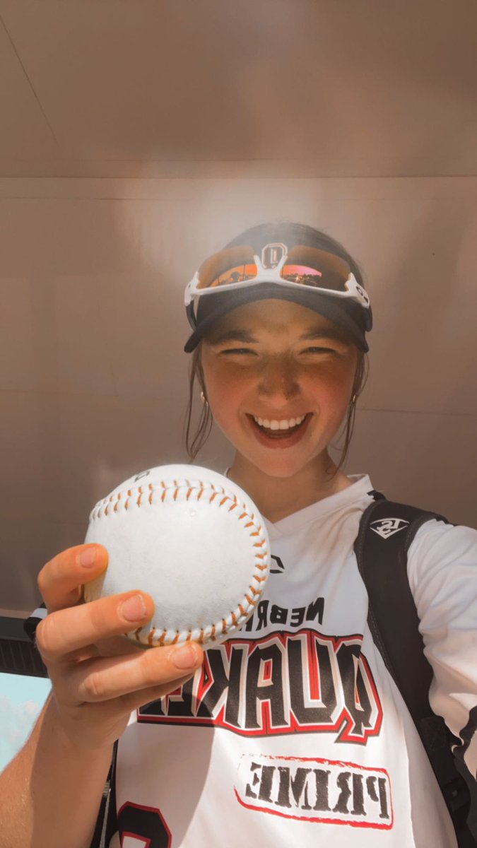 Went 2-3 in the showcase game in Beatrice today! One of which including a homerun 🥎 💣 Very excited for more games tomorrow after adding two wins to the book tonight! <a href="/NWU_SOFTBALL/">Nebraska Wesleyan Softball</a> <a href="/MidlandUSB/">Midland Softball</a> <a href="/prime05s/">NebraskaQuakesGold05</a> <a href="/ESHSSoftball/">ESHS Storm Softball</a>