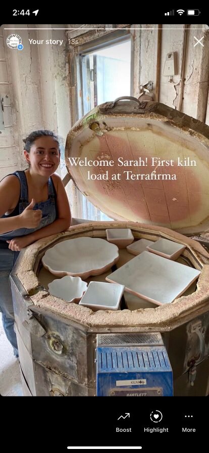 First job straight out of college. Just the beginning for our rising star artist. Way to go Sarah ❤️