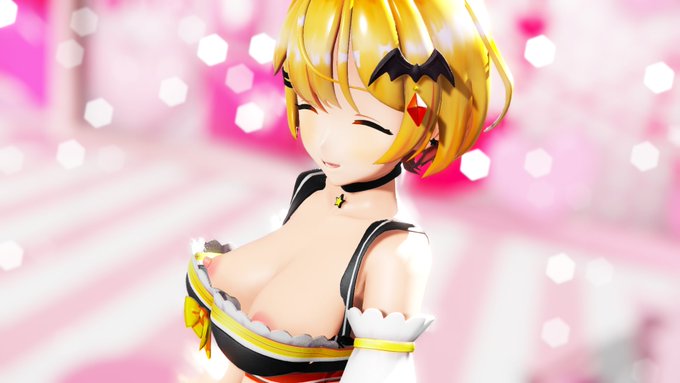 見えている事に気づいていないmelさん🦇 