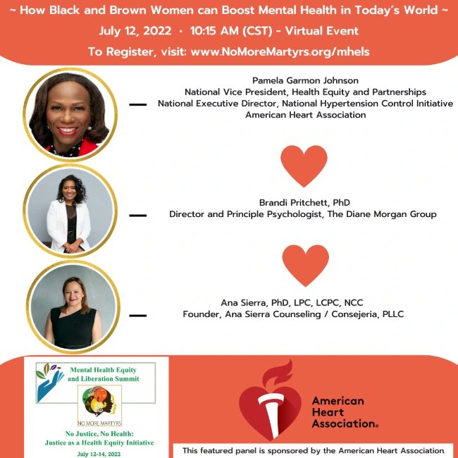 AnaESierra's tweet photo. Such an honor to be one of the main speakers at the American Heart Association's No More Martyrs Conference. ❤️ @American_Heart

Register: https://t.co/KWua1VIXHB

#americanheartassociation #workshop #professional #professionaldevelopment #speaker #speakers #bipoc #latinas #WOC https://t.co/LNxm033Ba6