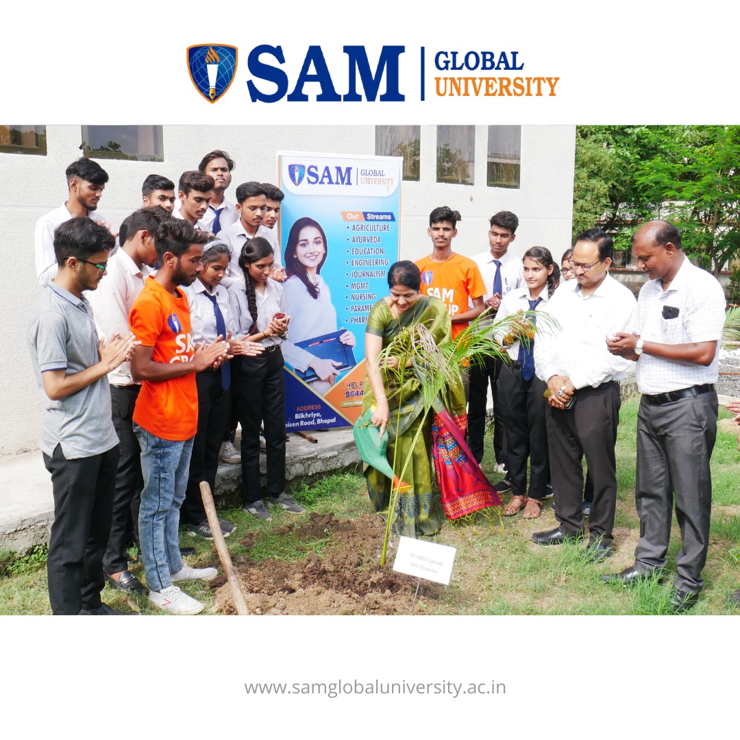 neeleshcmc's tweet photo. Plantations at #samglobaluniversity.
We care, we are responsible to #nature. https://t.co/5OiE8M6vNi