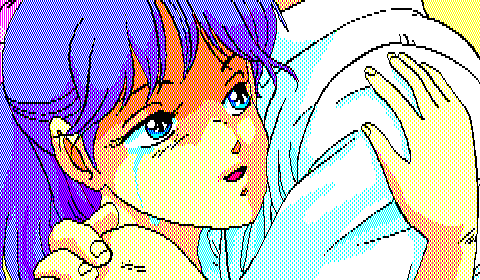 #泣く日
デジタル8色でもいろんな泣き顔😂💗 