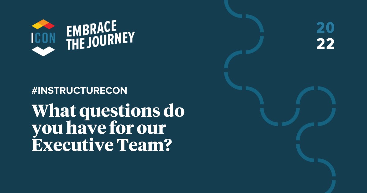 Have fun or deep burning questions for Instructure's Executive Team? Tweet <a href="/instructure/">Instructure</a> (with your name) and they'll answer the questions live on social media during #InstructureCon! #EdTech