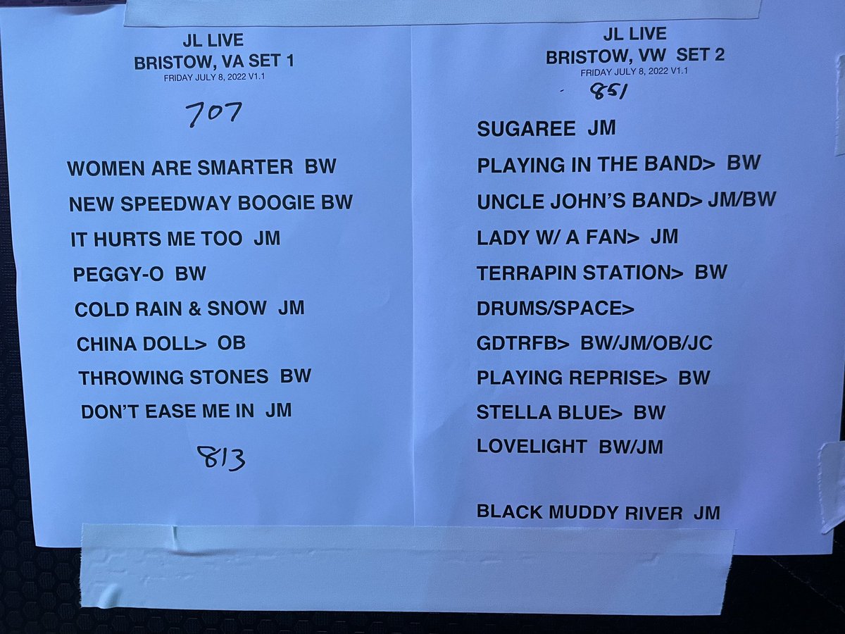 7/8/22 Bristow, VA
Showtime: 7:07pm-11:00pm.  
Jay Lane on drums. 
Next Show: Sun. 7/10/22 Philadelphia!
7pm ET showtime, don't be late!!
#DeadandCoTour2022 📷: Matt Busch