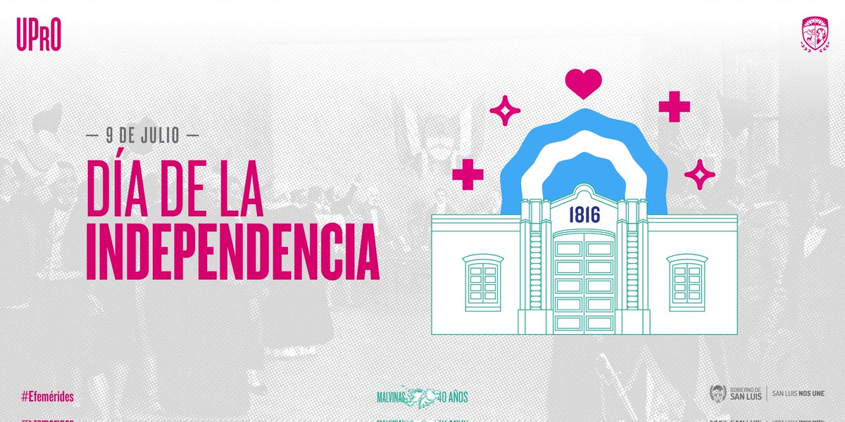 uprosanluis's tweet photo. 🇦🇷 ¡Viva la Patria! 🇦🇷
💙 El oficio como herramienta, la independencia como bandera.
🤍 UPrO conmemora este 9 de Julio, Día de la Independencia.
#VivaLaPatria #DiaDeLaIndependencia #YoArgentino #YoUPrO https://t.co/r8r5a4Zmji