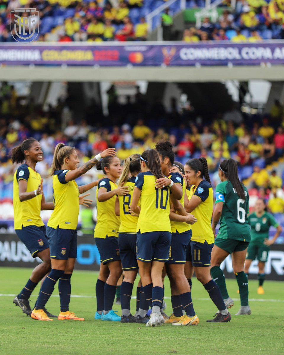 JCDeportesNot1's tweet photo. #CopaAméricaFemenina  
La Tri femenina debutó con goleada 

🇪🇨 Ecuador 6️⃣ - 1️⃣ Bolivia 🇧🇴

#Bolivia 
⚽️ Erika Salvatierra (59’)

#Ecuafor
⚽️ Danna Pesantez (18’)
⚽️ Nayely Bolaños (36’) (90 +4’)
⚽️ Marthina Aguirre (41’)
⚽️ Giannina Lattanzio (70’)
⚽️ Estefanía Espinales (75’) https://t.co/jTMMLsHD2y