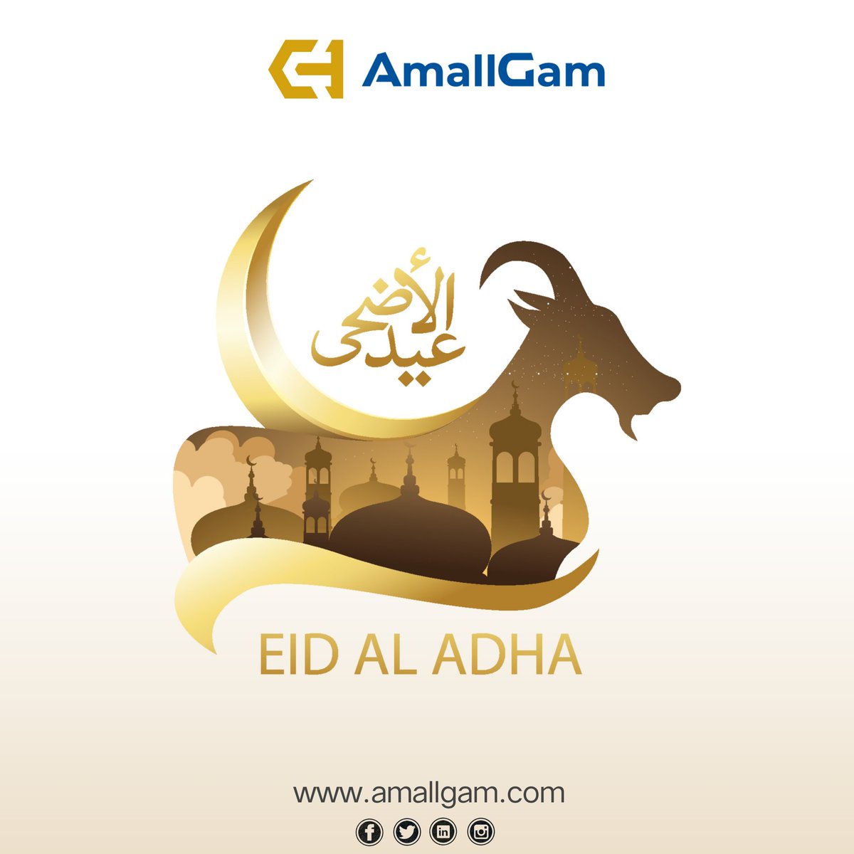 amallgamglobal's tweet photo. All the very best wishes to you and your family, May Allah grant you a harmonious and prosperous life! A very warm Eid-ul-Adha Mubarak.

#eid #eidaladha #eidmubarak #amallgam  #amallgamoiltools #amallgamenergyservices #oilandgas #controlledbolting #machining #india #africa https://t.co/toMXur2kg9