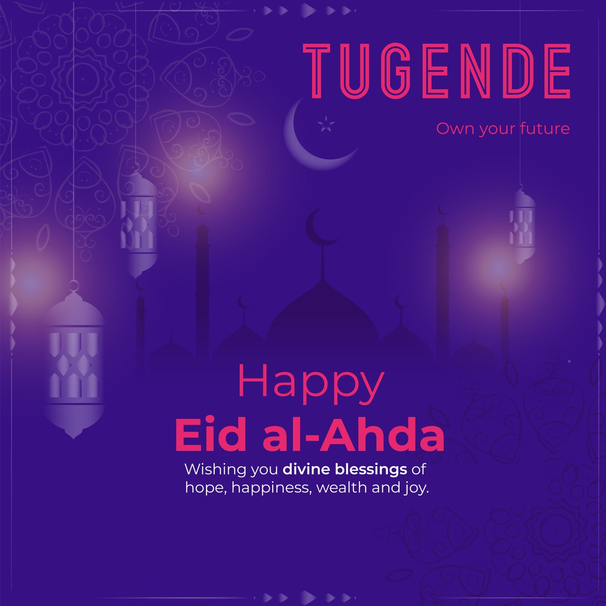 Tugende_KE's tweet photo. Tugende wishes you all a happy Eid al-Adha. https://t.co/jRX7I0n2VY