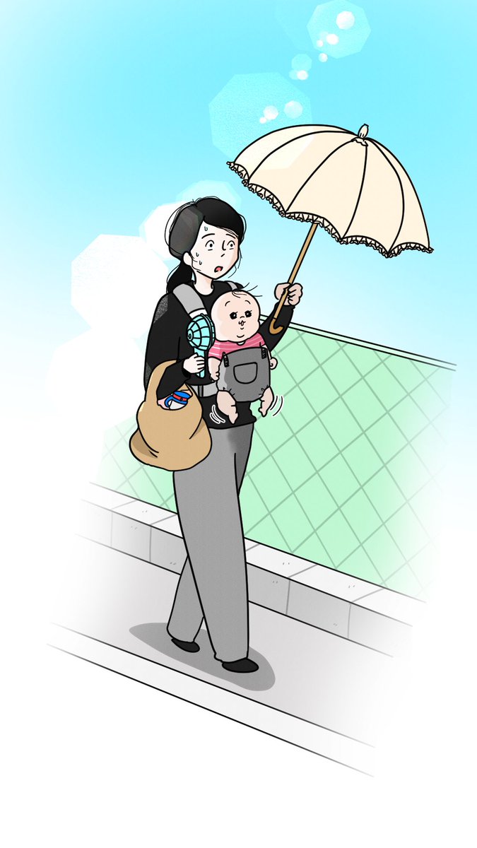 街で見かけた赤ちゃん連れママの壮絶な状況に母の愛を感じる お母さんってほんと偉大 自分かと思った Togetter