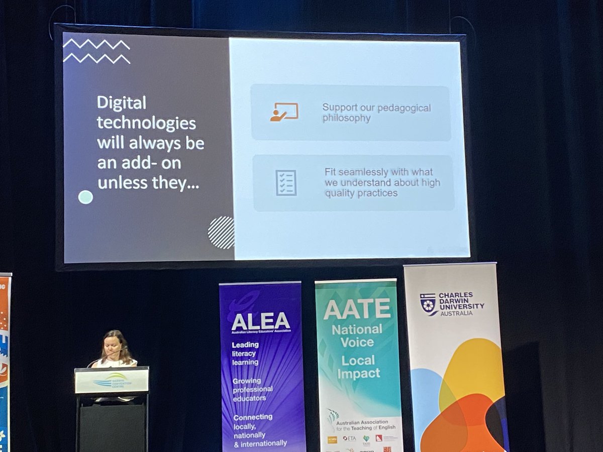 Jessica Mantei (@manteijessica) on Twitter photo At the ALEA 2022 Conference in Darwin, Prof Lisa Kervin <a href="/lkervin/">Lisa Kervin</a> challenges our use of technology for learning. Thanks Lisa! #UOW #EARLYSTART At the ALEA 2022 Conference in Darwin, Prof Lisa Kervin <a href="/lkervin/">Lisa Kervin</a> challenges our use of technology for learning. Thanks Lisa! #UOW #EARLYSTART