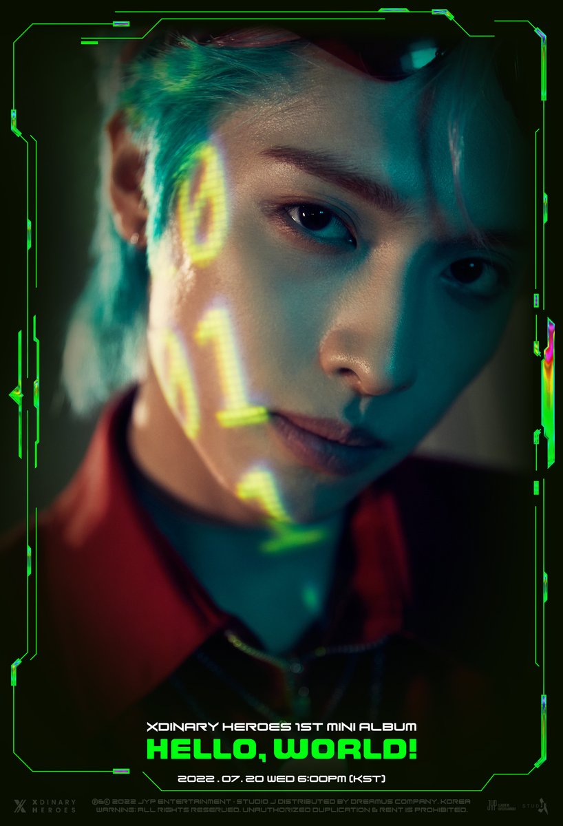 Xdinary Heroes <Hello, world!> Extraordinary Teaser #가온 #Gaon