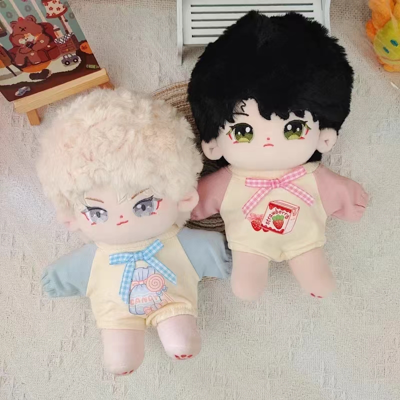 New clothes designed for the 20CM dolls
#plush #20cm娃 #dollcloth