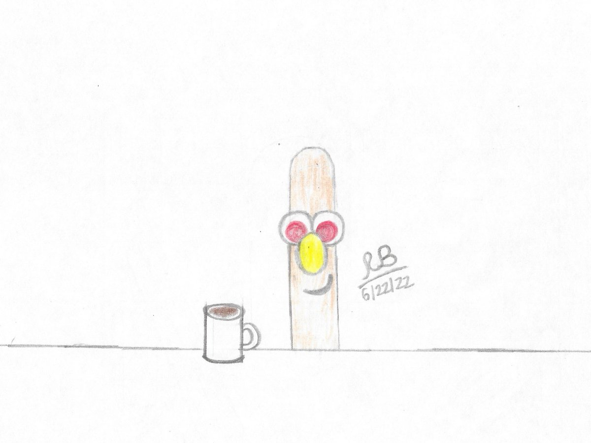 WaltWiz1901's tweet photo. June Toon Day 22 (“Stick”)
Just a little quickie with none other than that very witty Popsicle stick himself, Stick Stickly
#JuneToon #JuneToon2022 #Nickelodeon #NickintheAfternoon #StickStickly #traditionalart #WaltWizsArt https://t.co/rCzp1Bk2yC