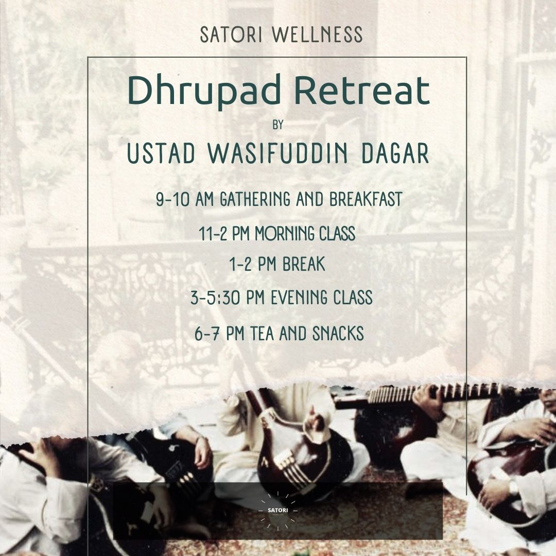 Great opportunity to learn Dhrupad and immerse oneself into Naad...workshop by Ustad <a href="/WasifuddinDagar/">F Wasifuddin Dagar</a> at Goa